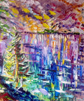 Dimensioni lacustri – original oil painting by Antonino Puliafico