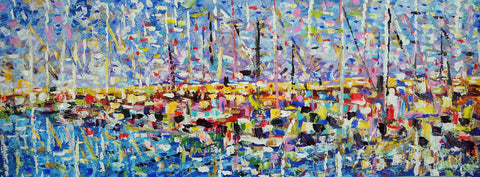 Porto in Estate – full artwork view by Antonino Puliafico
