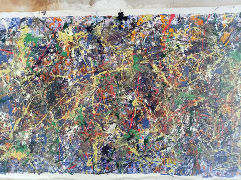 Elementi Primordiali – close-up detail of texture and colour by Antonino Puliafico