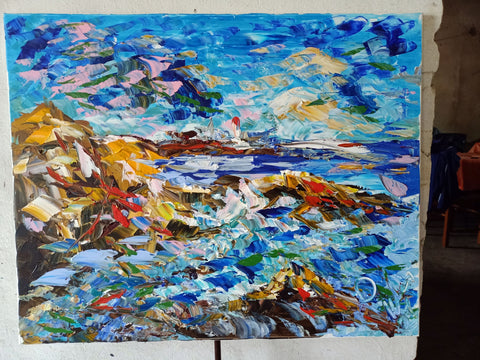Rocce e Onde – full artwork view by Antonino Puliafico