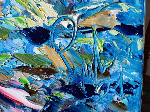 La mer – additional view of the original artwork by Antonino Puliafico