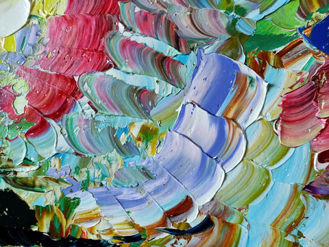 Dervisci Rotanti – detail view 4 of the original painting by Antonino Puliafico