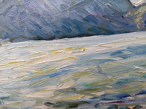 Tindari Azzurro – close view of colour transitions and material texture by Antonino Puliafico