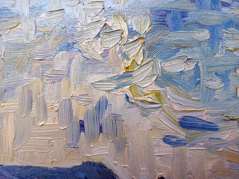 Tindari Azzurro – additional detail of the original painting by Antonino Puliafico