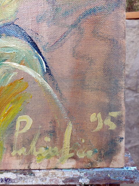 Spighe – artwork detail showing surface depth and gesture by Antonino Puliafico