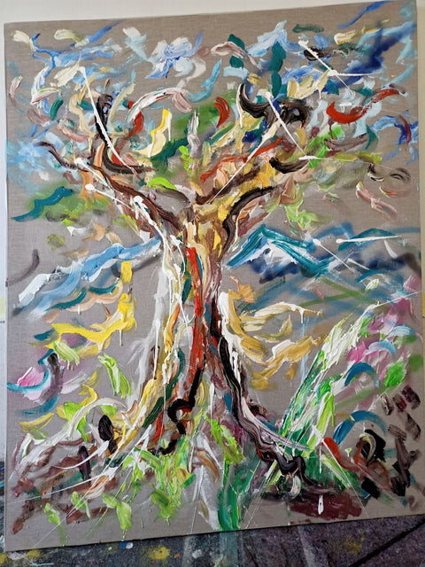 Radici in Fiore – additional view of the original artwork by Antonino Puliafico