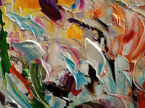 Onda Infranta – close-up detail of texture and colour by Antonino Puliafico