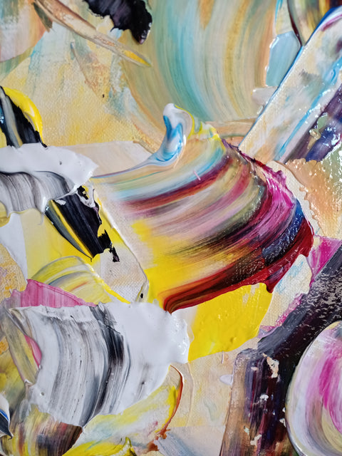 Vento tra i Rami – expressive surface and gesture detail by Antonino Puliafico