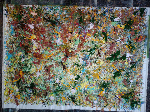 Foglie Vibranti – close-up detail of texture and colour by Antonino Puliafico