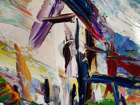 Alba Montana – additional view of the original artwork by Antonino Puliafico