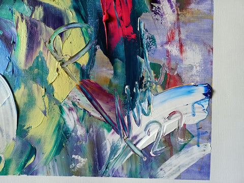 Speranza – close-up detail of texture and colour by Antonino Puliafico