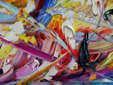 Destino – additional close-up of the original oil painting by Antonino Puliafico