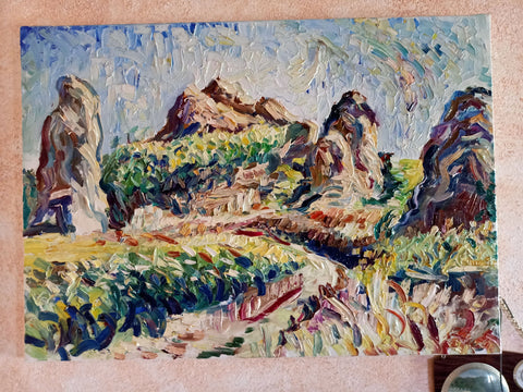 Rocce Largimusco - close-up detail of texture and colour by Antonino Puliafico