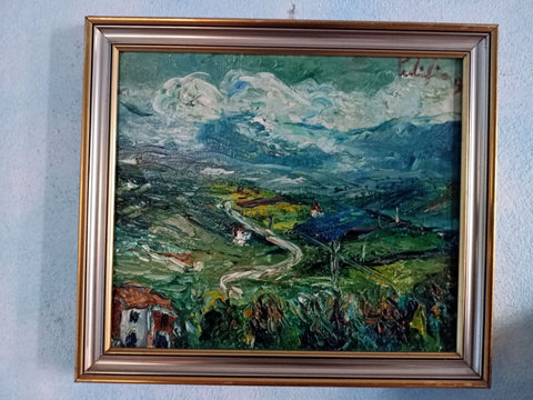Furnari dopo la Pioggia - full artwork view by Antonino Puliafico