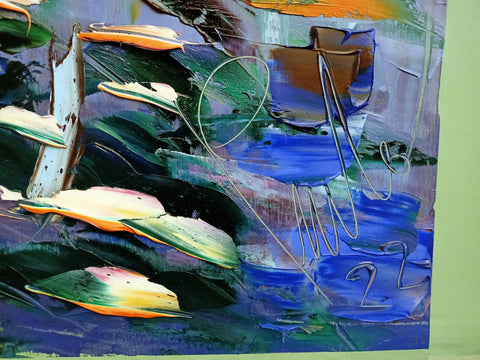 Anima in Porto – additional close-up of the original painting by Antonino Puliafico