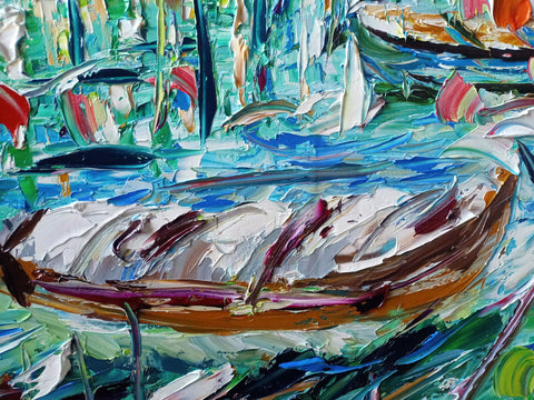 Peschiera – artwork detail showing surface depth and gesture by Antonino Puliafico