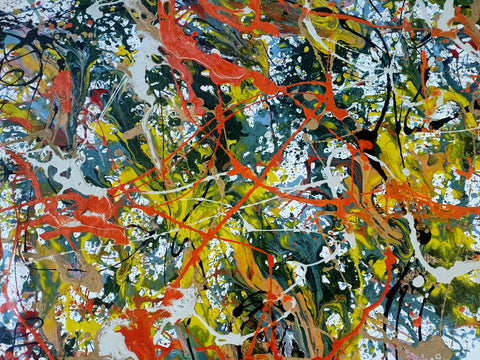 Close-up detail of Arancia Splash by Antonino Puliafico