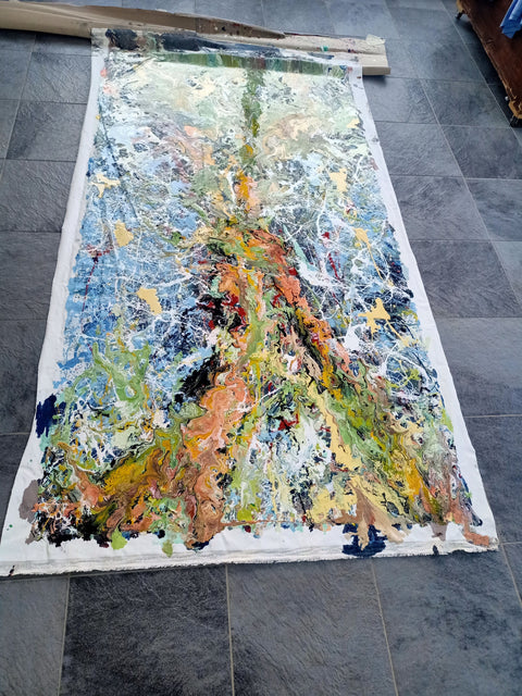 Textural detail of Gemme Dripping by Antonino Puliafico
