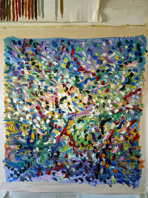 Full artwork view of Alba tra i Cespugli by Antonino Puliafico