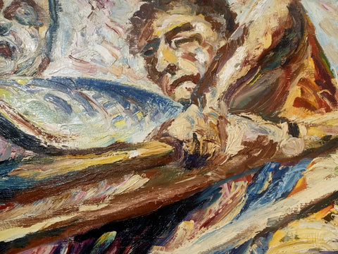 Textural detail of La Mattanza by Antonino Puliafico
