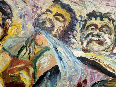 Close-up detail of La Mattanza by Antonino Puliafico