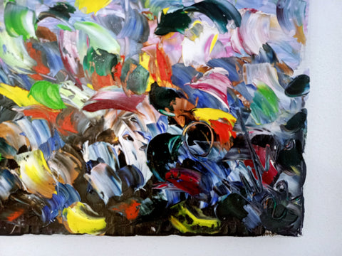 Petali di Lava – artwork detail showing surface depth and gesture by Antonino Puliafico