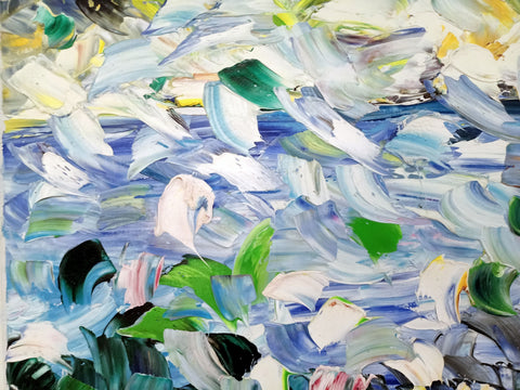 Petali di Lava – detail of layered surface and expressive marks by Antonino Puliafico
