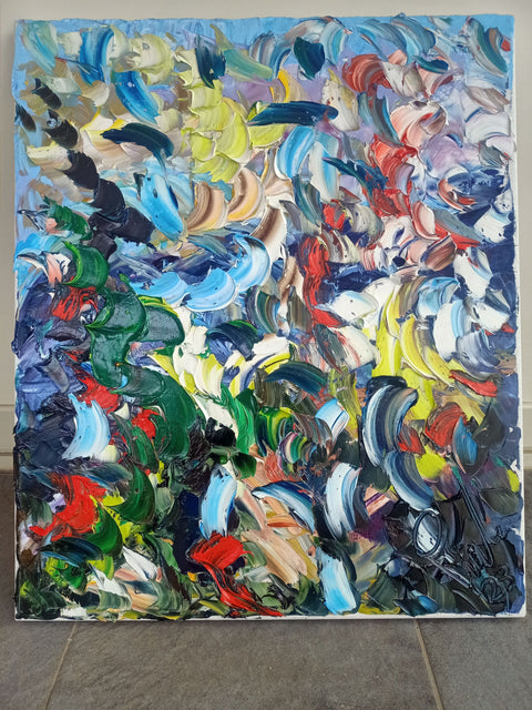 Surface detail of Sbuffo di Azzurro by Antonino Puliafico