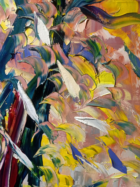 Luce e Cespugli – close-up detail of texture and colour by Antonino Puliafico