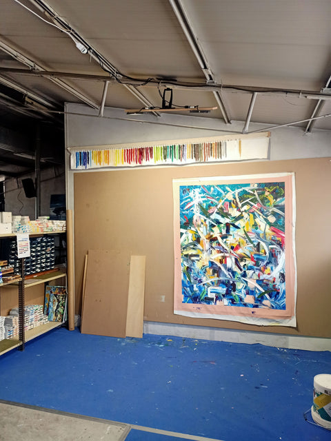 Comete – additional detail of the original artwork by Antonino Puliafico