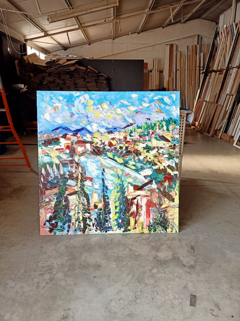 Vista Ruscello – additional detail of the original artwork by Antonino Puliafico