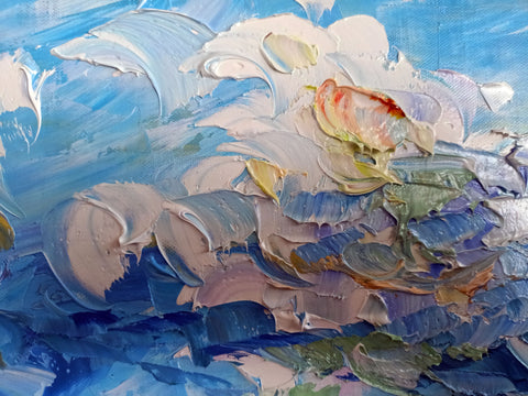Arcipelago – detail view 4 of the original painting by Antonino Puliafico
