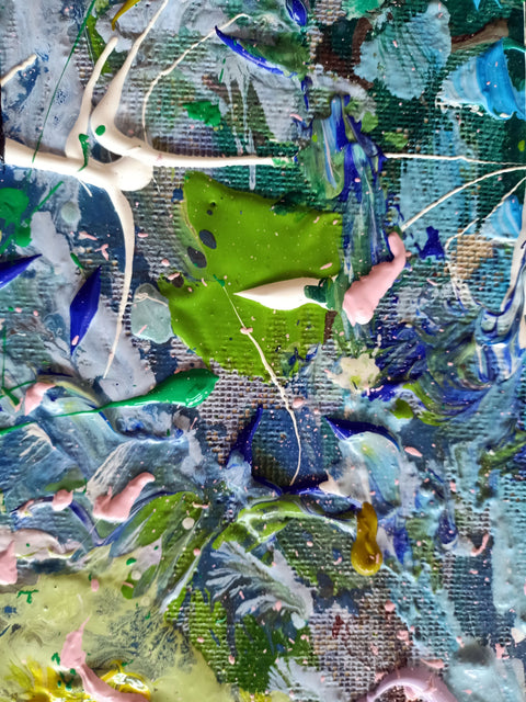 Luci Sospese – additional detail of the original painting by Antonino Puliafico