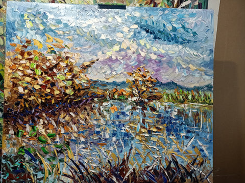 Sembra Autunno – close-up detail of texture and colour by Antonino Puliafico