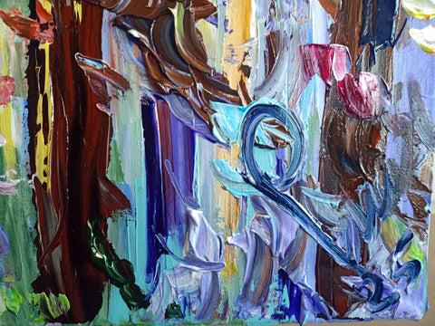 Gemme Nascoste – close-up detail 2 of texture and colour by Antonino Puliafico
