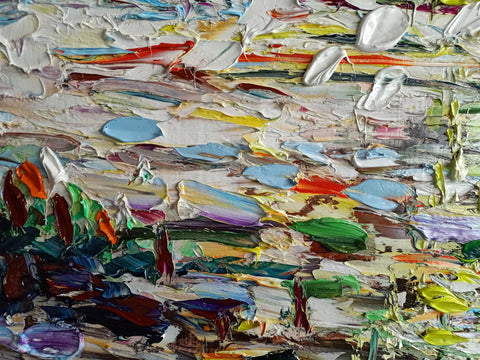 Salici Riflessi – close-up detail 7 of texture and colour by Antonino Puliafico