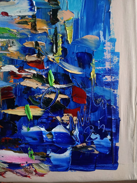Blu Stone – close-up detail 3 of texture and colour by Antonino Puliafico