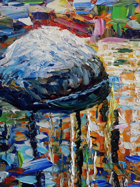 Blu Stone – close-up detail 6 of texture and colour by Antonino Puliafico