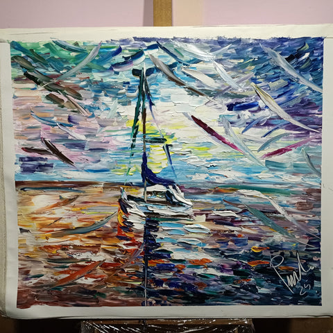 Miraggio in alto mare