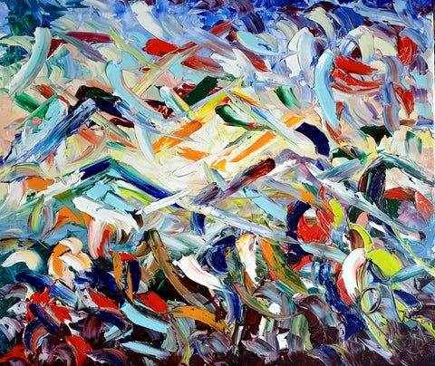 Riflessi di Monti – original oil painting by Antonino Puliafico