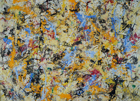 Gocce di Pioggia – original enamel painting by Antonino Puliafico
